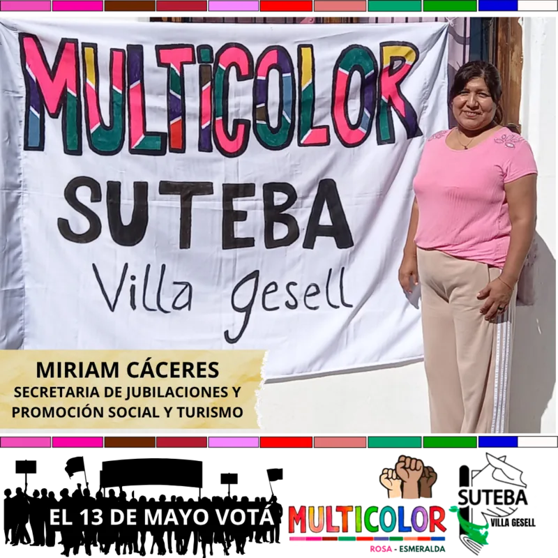 Miriam Cáceres — Sec. Jubilaciones y Prom. Social y Turismo