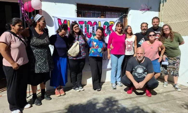 Romina del Plá respaldó a la lista Multicolor en Villa Gesell