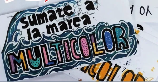 Entrega del volante del Multicolor a docentes en su lugar de trabajo
